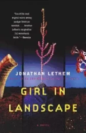 Image of girl in landscape a novel