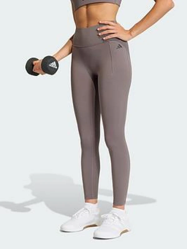 Image of Womens 7/8 leggings adidas Optime Power Marron Female S