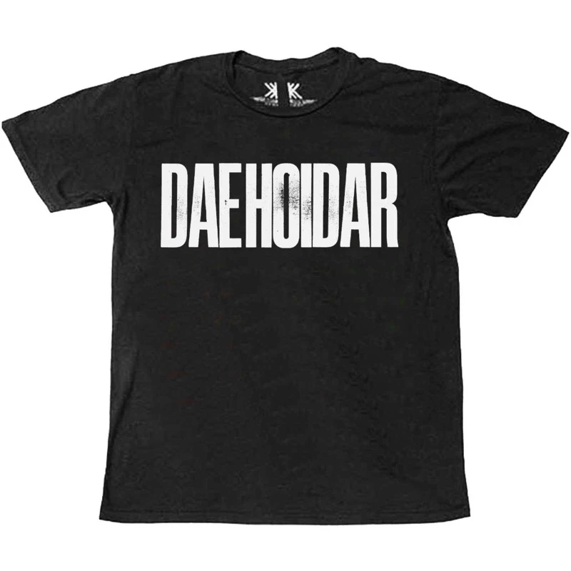 Image of Radiohead Mens Daehoidar Cotton T-Shirt in Black Size: Medium Black Male M
