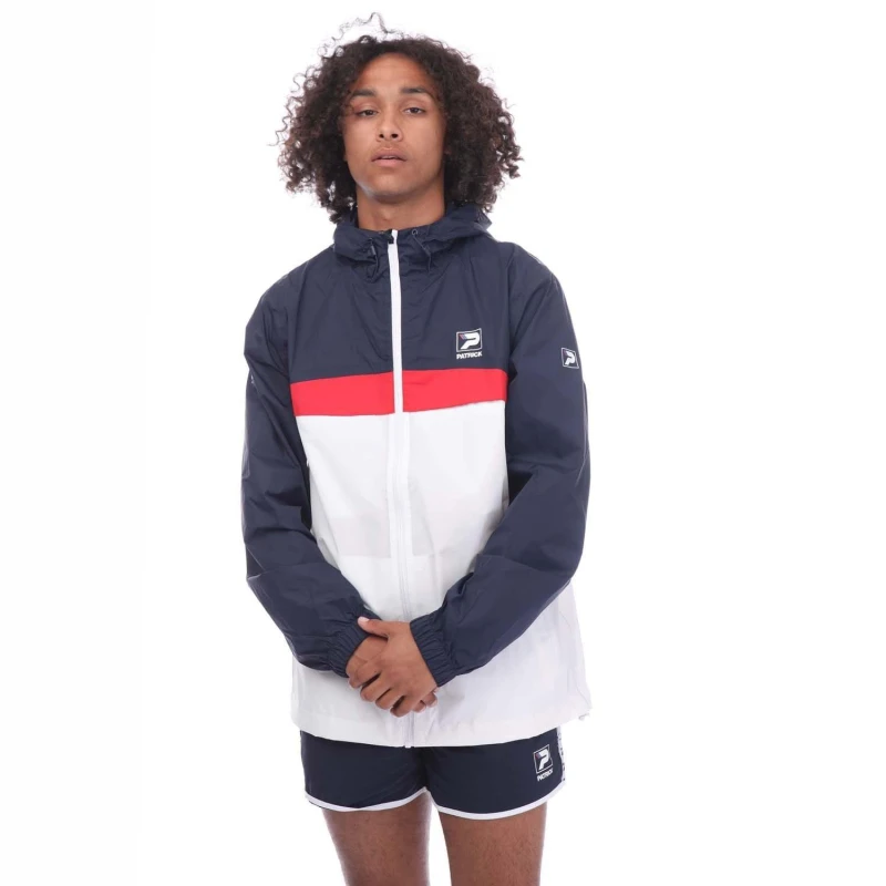 Image of Patrick Cagoule Windbreaker - Blue Blue XS