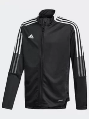 Image of Boys, adidas Tiro 21 Track Top, Black, Size 11-12 Years