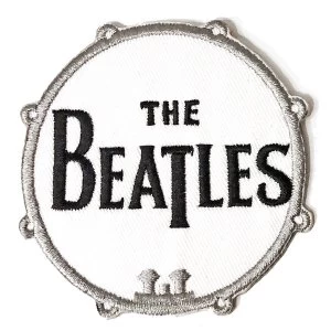 image of The Beatles - Drum Logo Standard Patch