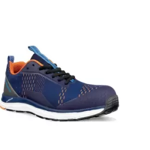 image of Albatros Mens Impulse Safety Trainers (10 UK) (Blue/Orange)