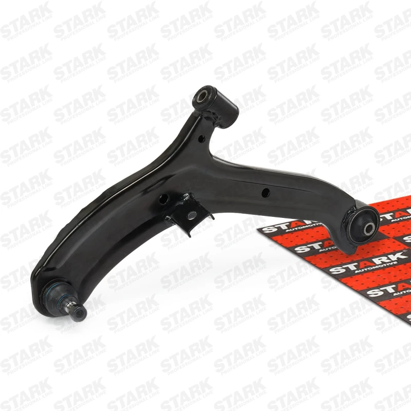 Image of STARK SKCA-0050213 Suspension arm Control Arm, Sheet Steel, Front Axle Left, with rubber mount Sheet Steel Track Control Arm (273)