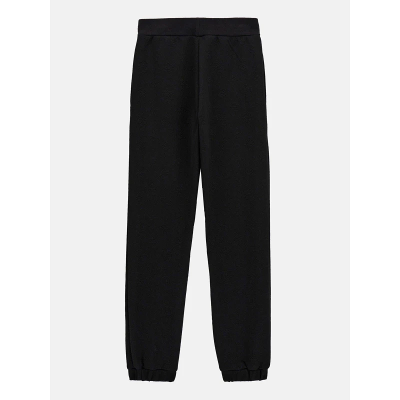 Image of Guess Kids Logo Closed Hem Fleece Joggers Peony Blk FJ8A female 8Y
