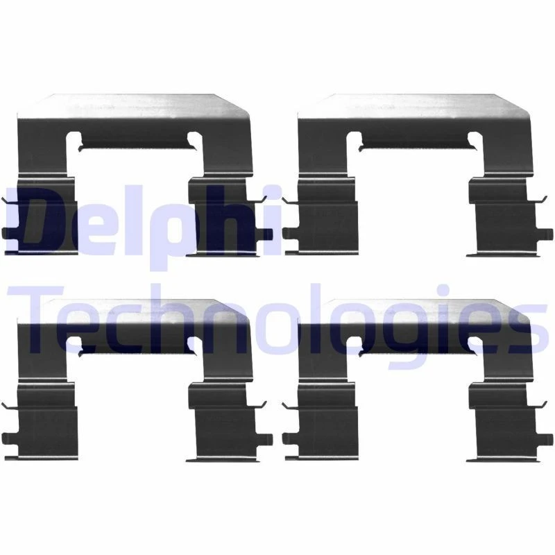 Image of DELPHI Brake pad fitting kit DELPHI LX0675