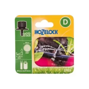 image of Hozelock 2787 End of Line Adjustable Mini Sprinkler 4/13mm (Pack 12)