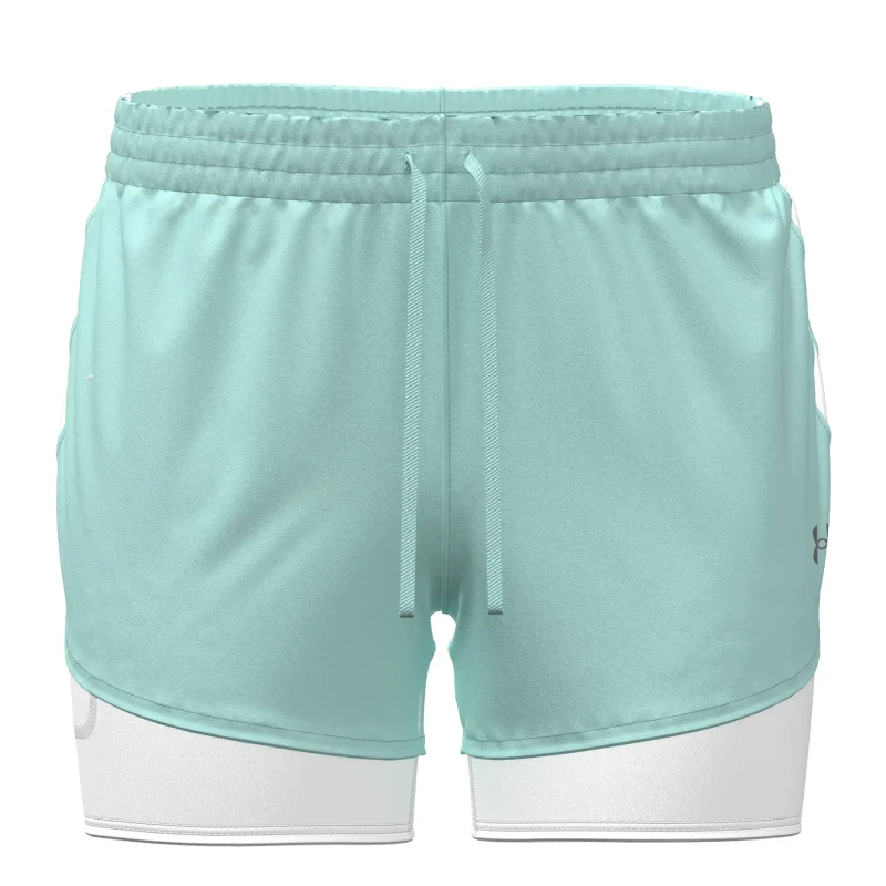 Image of Womens 2-in-1 shorts Under Armour Velociti Pro Blanc Female M
