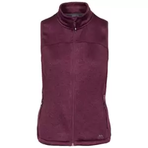 Image of Trespass Womens/Ladies Mildred Fleece Gilet (S) (Potent Purple Marl)