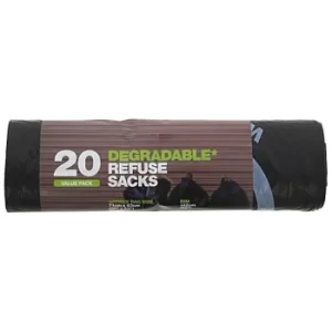 image of D2W Value Pack of 20 Degradable Bin Liners