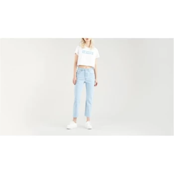 Image of Levis 501 Cropped Jeans - Samba Goal