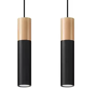 image of Sollux Pendant Lamp Pablo 2 Black