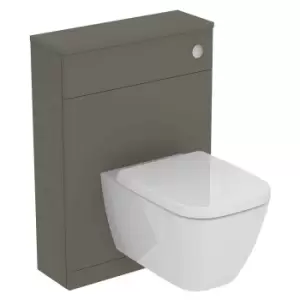 image of Ideal Standard I.life S Matt Quartz Grey Wc Unit, Wall Hung Toilet, Matt Quartz Grey Worktop And Slow Close Seat Pack