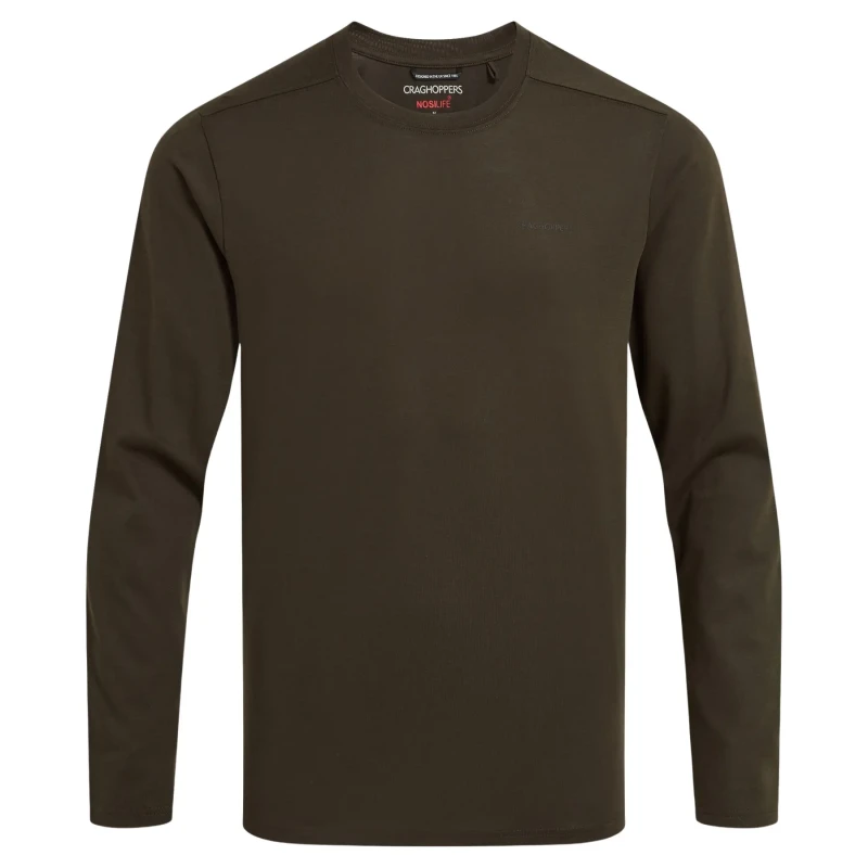 Image of Long sleeve T-Shirt Craghoppers Nosilife Abel Vert Male L