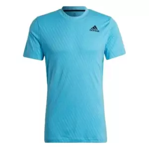 Image of adidas Tennis Freelift T-Shirt Mens - Sky Rush