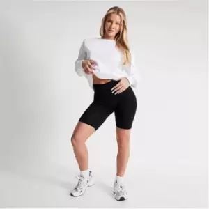 Image of I Saw It First Basic Ultimate Oversized Crew Neck Sweatshirt - White