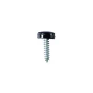 Image of Number Plate Self-Tappers No. 8 x 3/4in. Black Pk 100 Connect 31540