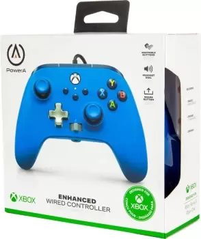 image of PowerA Enhanced Wired Controller Blue for Xbox Series X/S Xbox One