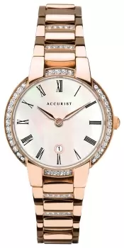 image of Accurist Ladies Two Tone Set Watch