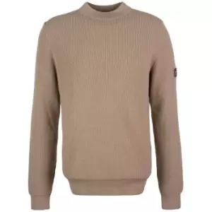 Image of Barbour International Corser Crew Knitshirt - Brown