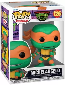 image of Teenage Mutant Ninja Turtles Mayhem - Michaelangelo vinyl figurine no. 1395 Funko Pop! multicolour