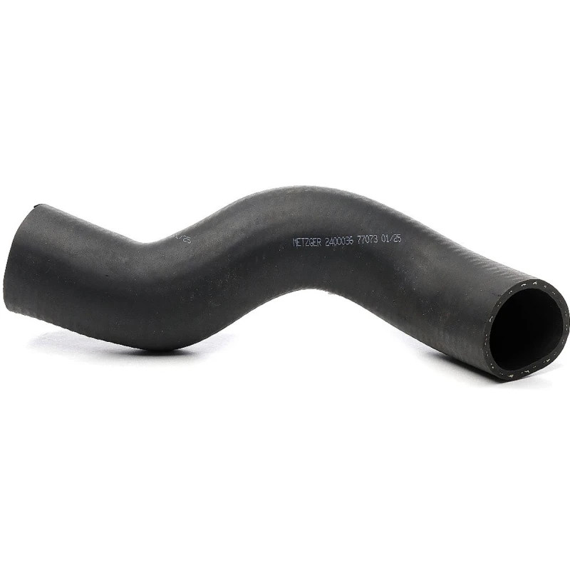Image of METZGER 2400036 Turbocharger Hose without clamps, Rubber with fabric lining Rubber with fabric lining Charger Intake Hose (3314)