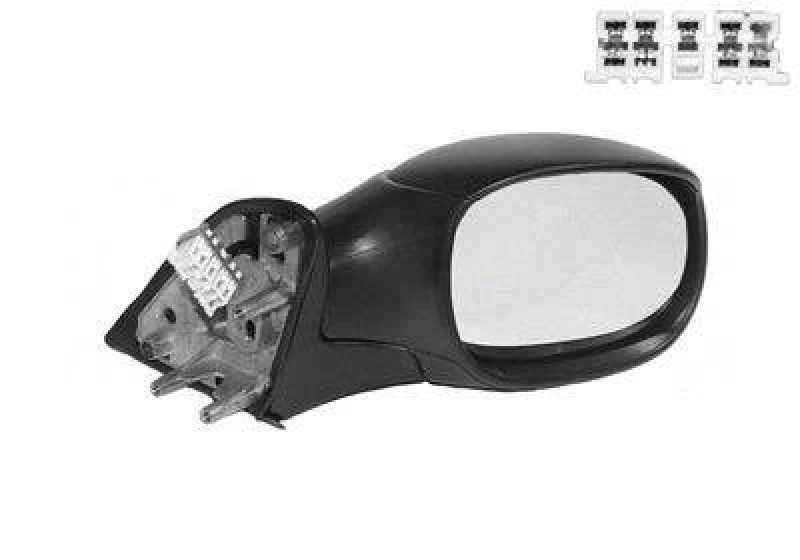 Image of VAN WEZEL 0957808 Wing mirror * HAGUS * Right, with temperature sensor Outside Mirror (50)