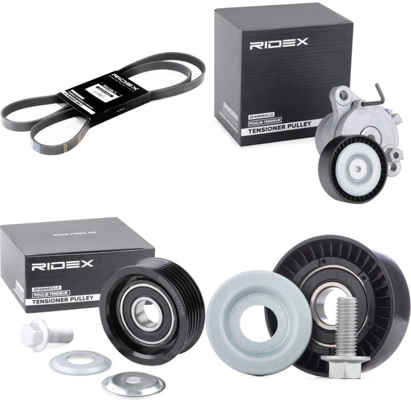 Image of RIDEX 542R1266 V-ribbed belt set V-Ribbed Belt Set (542)