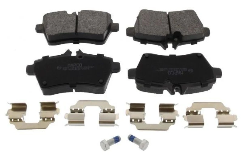 Image of MAPCO 6918 Brake pad set Front Axle, prepared for wear warning indicator Brake Pad Set,disc brake (402)