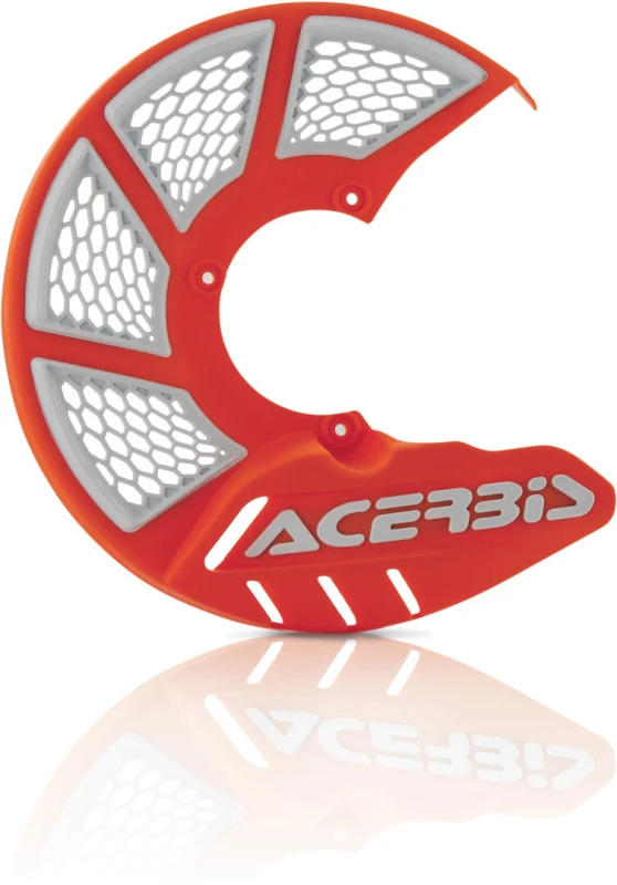 Image of Acerbis X-Brake 2.0 245mm Front Disc Cover, white-orange for Men