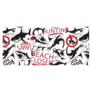 Image of Jaws Beach Closed Gaming Mouse Mat - Large