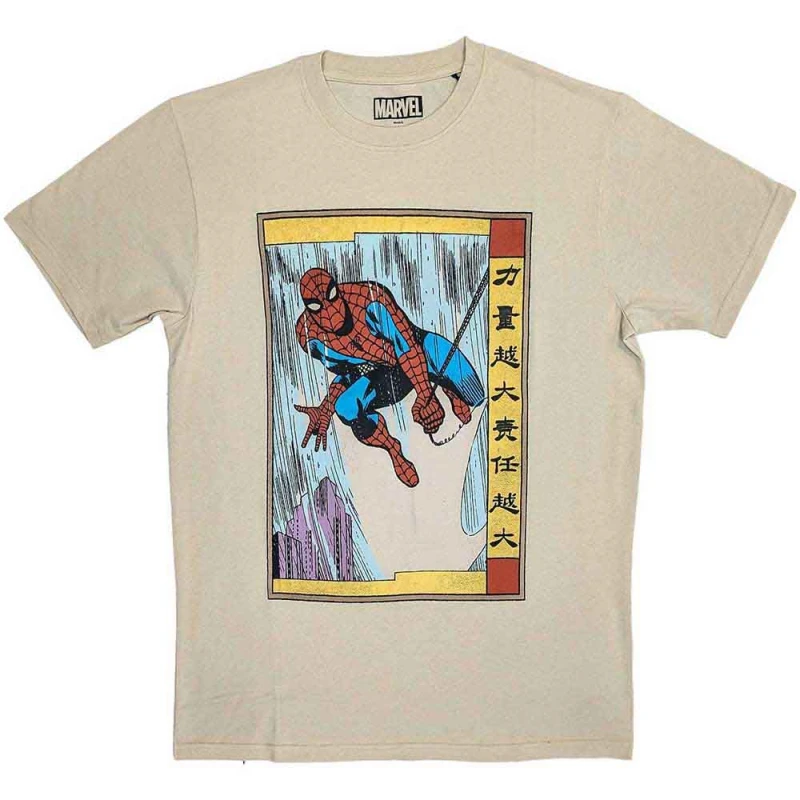 Image of Marvel Spiderman Japanese T Shirt Multi unisex