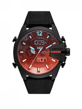 Image of Diesel Blue And Black 'Mega Chief' Fashion Watch - DZ4548
