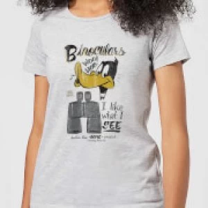 Image of Looney Tunes ACME Binoculars Womens T-Shirt - Grey - 3XL