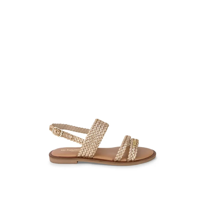 Image of Les Tropeziennes par M.Belarbi Womens sandals Les Tropeziennes par M.Belarbi Dobelle Dore Female 36