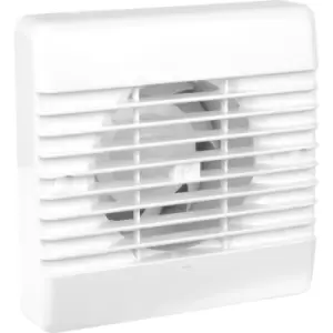 image of Airvent 100mm Part L Quiet Extractor Fan Timer in White ABS