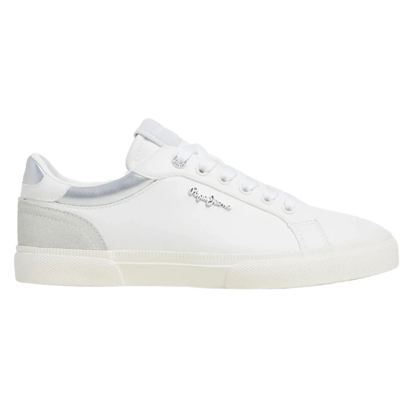 Image of Pepe Jeans Kenton Court Trainers White Polyurethane 39 (5.5 to 6)