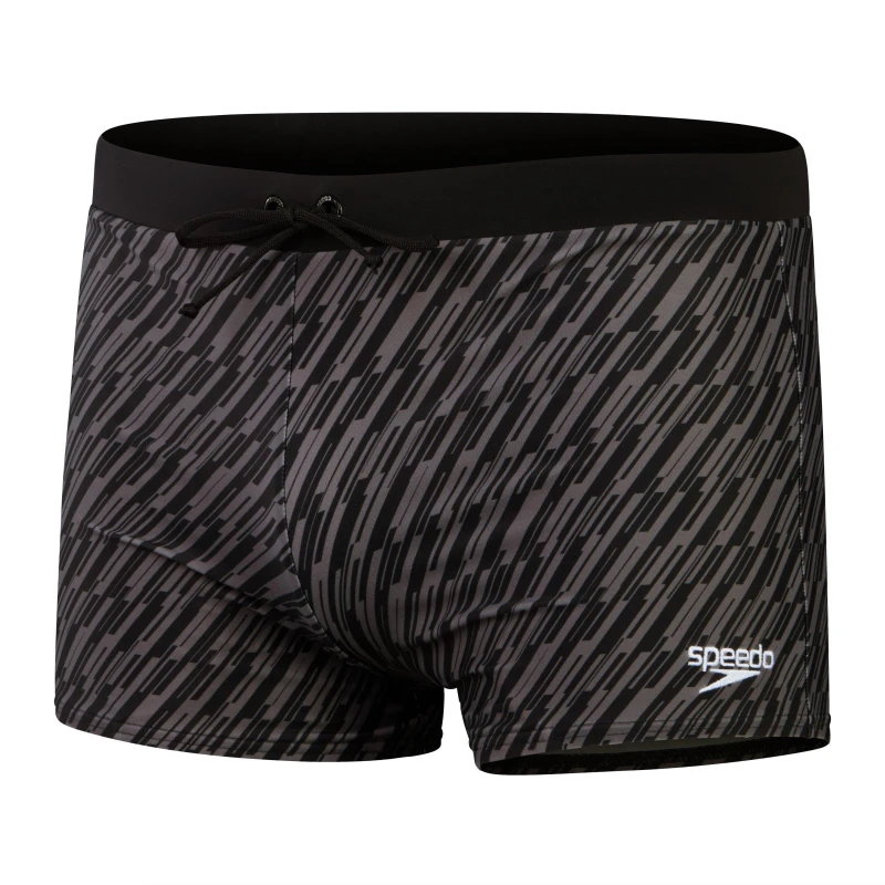 Image of Speedo Mens Valmilton Swim Shorts Black/Dove Grey male 40