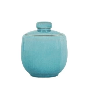 Image of Denby Azure Covered Sugar Bowl