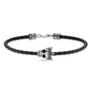 image of THOMAS SABO Rebel At Heart Skull King Bead Bracelet