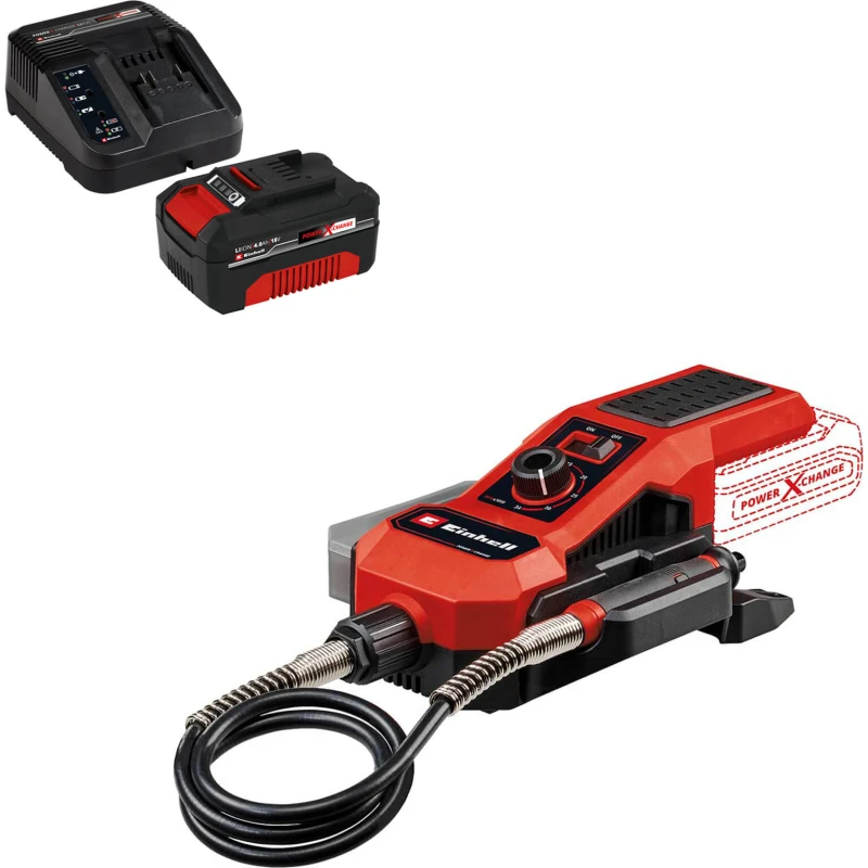 Image of Einhell TE-MT 18/34 Li 18v Cordless Flexible Shaft Rotary Multi Tool TE-MT 18/34 Li Batteries: 1 x 4ah Li-ion
