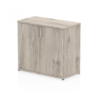 Image of Trexus Office Low Cupboard 800x400x800mm 1 Shelf Grey Oak Ref I003235