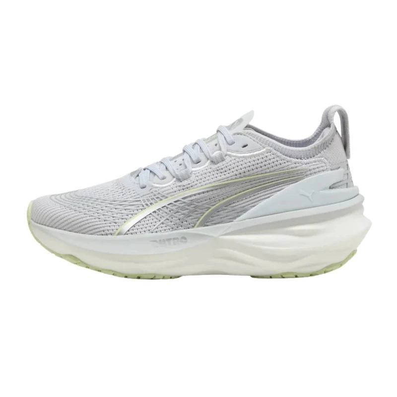 Image of Puma ForeverRun NITRO 2 White Gray SS26 Womens Shoes, Size 39 - EUR