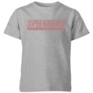 Image of Nintendo SNES Kid's T-Shirt - Grey - 11-12 Years