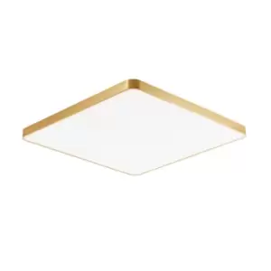 image of Sierra Square Integrated LED Panel, Gold, 4000K, 6000lm