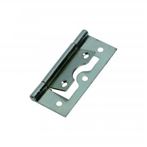 Image of Wickes Flush Hinge - Zinc 63mm Pack of 2