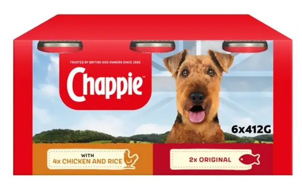 image of Chappie Mixed Selection Tinned Dog Food 6 x 412g