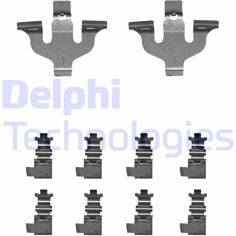 Image of DELPHI Brake pad fitting kit DELPHI LX0714