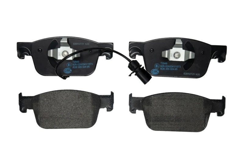 Image of HELLA Brake pad set HELLA 8DB 355 024-951