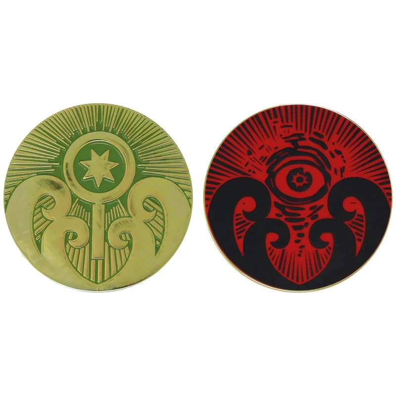 Image of Arkham Horror Limited Edition Clues & Doom Collectible Coin Multi unisex